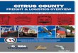 CITRUS COUNTY - Florida Department of Transportation · citrus county freight & logistics overview fdot mission: the department will provide a safe transportation system that ensures