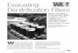 Evaluating Denitrification Filters - Environmental Expert discharges, many wastewater treatment plants (WWTPs) face stringent nutrient limits. ... (5 scfm/ft2) Continuous through air