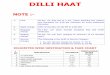 DILLI HAAT - Delhi Traffic Police HAAT NOTE :- 1. Fare Rs.25/ - for first fall of 2 km. (upon downing the meter) and thereafter Rs. 8.00 per kilometer for every additional kilometer