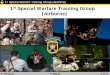 (Airborne) - ndiastorage.blob.core.usgovcloudapi.net · Language Terms/Tasks - ... » CA Core » Cultural Analysis ... Phase III MOS Specific Courses. 1st Special Warfare Training
