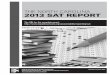 THE NORTH CAROLINA 2013 SAT REPORT - Dpi · THE NORTH CAROLINA 2013 SAT REPORT The URL for the complete report:  PUBLIC SCHOOLS OF NORTH CAROLINA Revised January 2014
