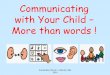 Communicating with Your Child More than words€¦ · What is communication ? More than just words It‟s the exchange of information, feelings, intentions and ideas. Kurrambee School