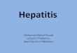 Hepatitis - pedsjazan.files.wordpress.com · ACUTE HEPATITIS Definition: Inflammation of liver parenchyma for less than 6 months