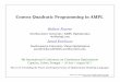 Convex Quadratic Programming in AMPL · Robert Fourer, Jared Erickson, Convex Quadratic Programming in AMPL ICCOPT 2013 — Lisbon 29 July-1 August 2013 1 Convex Quadratic Programming