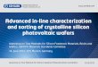 Advanced in-line characterization and sorting of ... - Semi PV...Advanced in-line characterization and sorting of crystalline silicon photovoltaic wafers Workshop on Test Methods for