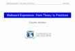 Multiword Expressions: From Theory to Practicumpeople.eng.unimelb.edu.au/tbaldwin/pubs/mwe2015.pdf · Multiword Expressions: From Theory to Practicum 16/9/2015 Semantic Idiomaticity
