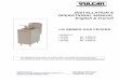 INSTALLATION & OPERATIONAL MANUAL English & French · INSTALLATION & OPERATIONAL MANUAL English & French ... LG500 ML-136643 For additional information on Vulcan ... Between the fryer