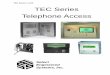 TEC Series v 3.2X TEC Series Telephone Access Series Telephone Access Select Engineered Systems, Inc. TEC Series v 3.2X Page i Y2K Compliance Statement The TEC Telephone Access Systems