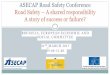 ASECAP Road Safety Conference Road Safety – A shared ... · ASECAP Road Safety Conference Road Safety –A shared responsibility A story of success or failure? ... Reflective markings