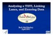 Analyzing a TIFF, Linking Lanes, and Entering a TIFF, Linking Lanes, and Entering Data Beth McGlinchey April 2011. Overview Copy a TIFF to the Database Analyze a TIFF Convert a TIFF