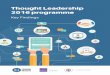 Thought Leadership 2016 programme - RAND Corporation · Thought Leadership 2016 programme 3 Since the advent of the internet, the last two decades have seen unprecedented advances