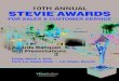 10TH ANNUAL STEVIE AWARDS · Welcome to the 10th annual Stevie ... Flagler Beach, Florida, USA Jim Iyoob, EVP Customer Experience, ... Pvt Ltd, Pune, India
