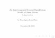 An Intertemporal General Equilibrium Model of Asset Prices - A short reviewpeople.hss.caltech.edu/~jhuang/teaching/misc/review slides... · A short review by Cox, Ingersoll, and Ross