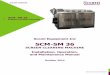 SCM-SM 36 - scomiequipment.com - SM 36 Manual Scr… · SOLIDS CONTROL DRILLING ... and Maintenance Manual October 2014 SCM- SM 36 ... assist the user and it is recommended that all