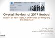 Overall Review of 2017 Budget - REHDA | Instituterehdainstitute.com/wp-content/uploads/2016/09/Overall-Review-on... · Sunway University Business School 2nd November 2016 Overall