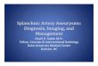 Splanchnic Artery Aneurysms: Diagnosis, Imaging, … Artery Aneurysms: Diagnosis, Imaging, and ... Artery Aneurysm of the Anomalous Splenomesenteric Trunk: Successful Treatment by