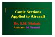 Conic Sections Applied to Aircraft - Sharifae.sharif.edu/~aerocad/Conic Sections Applied to Aircraft.pdf · The Parabola The easiest way to ... Such an intersection can occur in physical