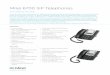 Mitel 6700 SIP Telephones - sipiq.com 6739/Mitel_SIP_Telephones...Mitel 6700 SIP Telephones with MiVoice MX-ONE A family of powerful and flexible SIP-based products offering advanced