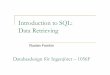 Introduction to SQL: Data Retrieving - Uppsala … to SQL: Data Retrieving Ruslan Fomkin Databasdesign för Ingenjörer – 1056F. Structured Query Language (SQL) ... SQL (ANSI 1986),