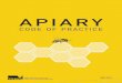 APIARY - City of Ballarat · 3.6 Package bee production 5 ... Apiary: land used for the keeping of bees in hives and on-site extraction of honey and/or other beehive products. Apiculture: