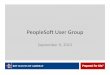 PeopleSoft User Group 20150909 - Boy Scouts of America · •Simple steps •Instructions ... •Populate the Finance Facts database ... Microsoft PowerPoint - PeopleSoft User Group