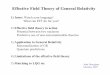 Effective Field Theory of General Relativity - Drupal · Effective Field Theory of General Relativity John Donoghue ... “Quantum mechanics and relativity are contradictory ... -