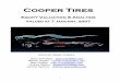 Cooper Tires - Texas Tech Cooper Tires Equity Valuation Analysis Valued at 7 January, 2007 Corporate Raider Analysts: Jason Cannaday: jasonc314@aol.com Melody Hoglan: @ttu.edu