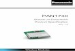 PAN1740 Bluetooth IC.....9 2.3 System Overview.....9 2.4 Pin Configuration .....13 2.5 Interfaces.....15 ... The PAN1740 is available together with Dialog’s SmartSnippetsTM Bluetooth