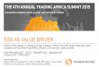 ESG AS VALUE DRIVER - Reutersshare.thomsonreuters.com/assets/forms/graham-sinclair.pdf · ESG AS VALUE DRIVER ... Inditex boosted supplier labor and safety audits 508% in the past