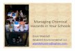 Hazards in Your Schools - Capital Area Council of … Chemical... · Managing Chemical Hazards in Your Schools Dave Waddell Waddell Environmental LLC waddellenviro@yahoo.com