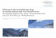Direct Investing by Institutional Investors: Implications ... · 13.11.2013 · Direct Investing by Institutional Investors | 1 Contents Preface The World Economic Forum is pleased