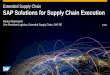 Extended Supply Chain SAP Solutions for Supply Chain Execution · •Back-order processing (global available to promise) •Advanced claims and returns management •Track and trace