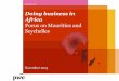 Doing business in Africa - PwC · • Companies have their offices spread ... • Sea and air connectivity through major shipping lines and airlines, ... Doing Business in Africa