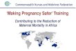 Making Pregnancy Safer Training Action To Make Pregnancy Safer •Development of the CNMF ‘Making Pregnancy Safer’ program: Based on WHO recommendations for care Five day intensive