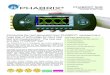 PHABRIX - Waveform monitor · PHABRIX ® ® PHABRIX® SxE ... toolsets available in the award winning PHABRIX SxA, the new SxE is a technological marvel. ... All digital VIDEO SDI