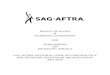 DIGEST OF RATES FOR PERFORMERS SAG-AFTRA NATIONAL CODE OF FAIR PRACTICE of rates working conditions for performers on dramatic serials sag-aftra national code of fair practice for