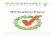 2015 Compliance Program - Passportpassporthealthplan.com/wp-content/uploads/2015/03/Compliance... · 2015 Compliance Program ... vision and values. ... and assist in identifying compliance