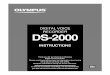 DIGITAL VOICE RECORDER DS-2000 - サポート&ダウン …cs.olympus-imaging.jp/en/support/imsg/vtrek/download/... ·  · 2004-09-301 DIGITAL VOICE RECORDER DS-2000 INSTRUCTIONS