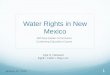 Water Rights in New Mexico - Santa Fe Law Firmegolflaw.com/wp-content/uploads/2015/01/Water-Rights-New-Mexico.pdf · Adjudication, Orders, Decrees ... 22. No waiver by non-enforcement;