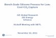 Bench-Scale Silicone Process for Low- Cost CO2 … Library/Research/Coal/ewr/co2/bench...Bench-Scale Silicone Process for Low-Cost CO ... • Complete regeneration on heating to 120