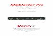 RIGblaster Pro Owner’s Manual - West Mountain Radio pro.pdfRIGblaster Pro Top of the line single radio interface to a PC with Rig control OWNER’S MANUAL  1020 Spring City …