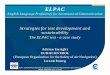 The ELPAC test - a case study Meetings Seminars and Workshops/LPRI... · ICAO – EUROCONTOL Workshop on Language Proficiency Requirements Implementation Langen, September 6th & 7th