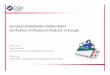 European Stakeholder Model (ESM) Verification of … · European Stakeholder Model (ESM) Verification of Medicinal Products in Europe Mike Rose Vice President Johnson & Johnson Health
