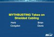 Mythbusting: Shielded Cabling - BICSI · – The shield around a shielded cable is just like ... • Power over Ethernet ... Mythbusting: Shielded Cabling