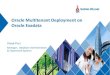 Oracle Multitenant Deployment on Oracle Exadata · Oracle Multitenant Deployment on Oracle Exadata Manager, Database Administration & Engineered Systems . Agenda Introduction …