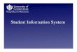 Student Information System - University of Connecticutfaculty.education.uconn.edu/technology/mjr97001/professional/... · • Overview of Data Systems at UCONN/Neag Neag%SIS% UCONN