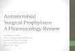 Antimicrobial Surgical Prophylaxis: A Pharmacology Reviewispan.org/convention/files/2015/Presentations/Monday/8… ·  · 2016-01-05Antimicrobial Surgical Prophylaxis: A Pharmacology