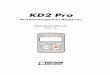 KD2 Pro manual - Home - Exploration Instruments KD2 Pro Operator’s Manual 1. Introduction Fax: 1-509-332-5158 If contacting us by email or fax, please include as part of your message