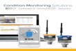 Condition Monitoring Solutions - MCE Automation · • Decrease maintenance costs When used together, SCOUT Software and SensoNODE Sensors create an advanced condition monitoring