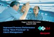 Improved Process Performance Using “Best Practices” … Montreal Hewitt_Presenta… · Improved Process Performance Using “Best Practices” in Alarm Management Peggy A. Hewitt